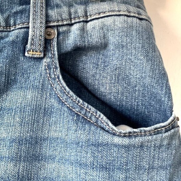 Lucky Brand High Rise Mom Jeans Drew 6/28 Ankle Medium Wash Denim Womens Casual - Picture 6 of 14